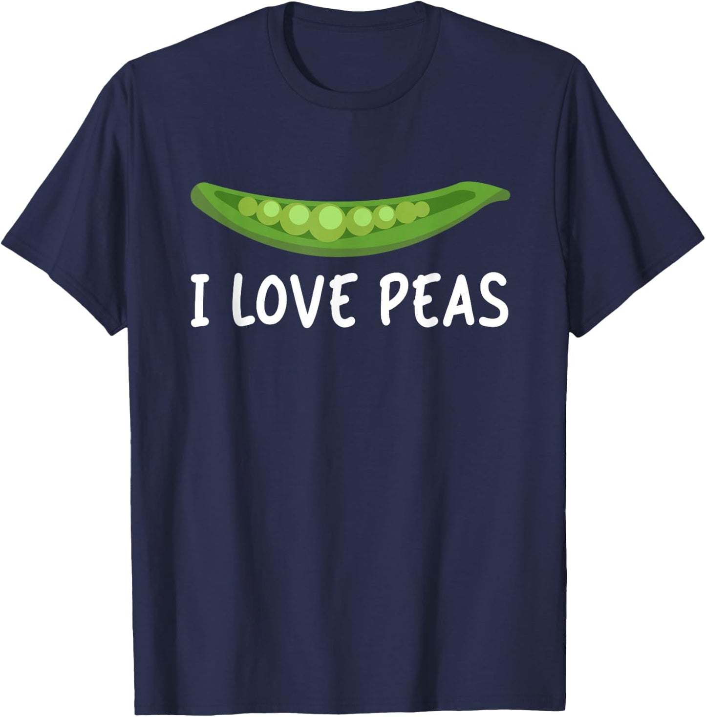 I Love Peas T-Shirt - T-Shirt | Navy