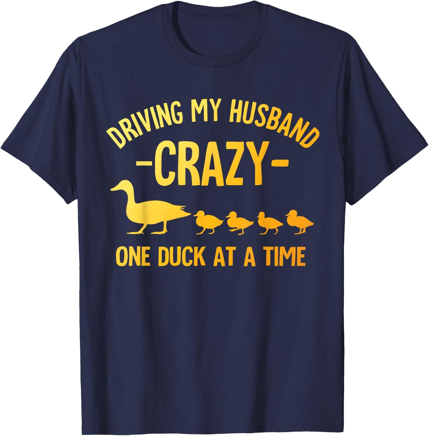 Funny Duck Mama Art For Wife Women Duck Themed Duck Lover T-Shirt - T-Shirt | Navy