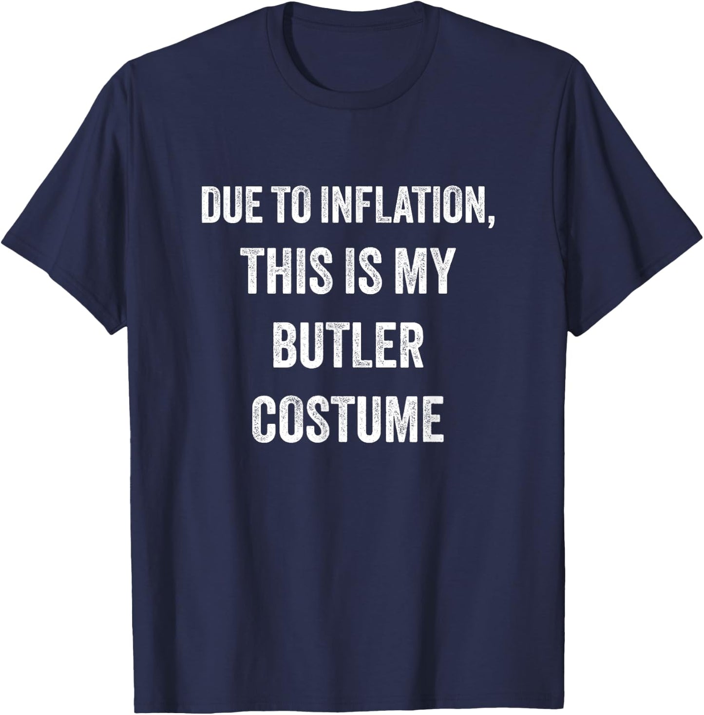 Butler Halloween Costume T-Shirt - T-Shirt | Navy