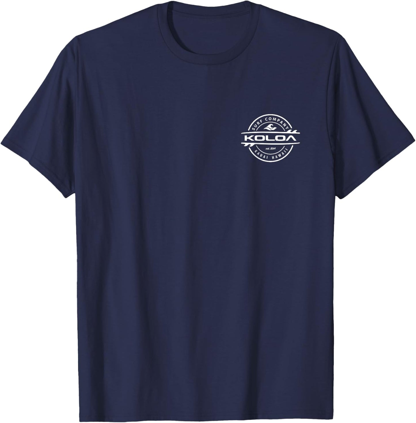 Koloa Surf Thruster White Wave Logo Graphic T-Shirt - T-Shirt | Navy