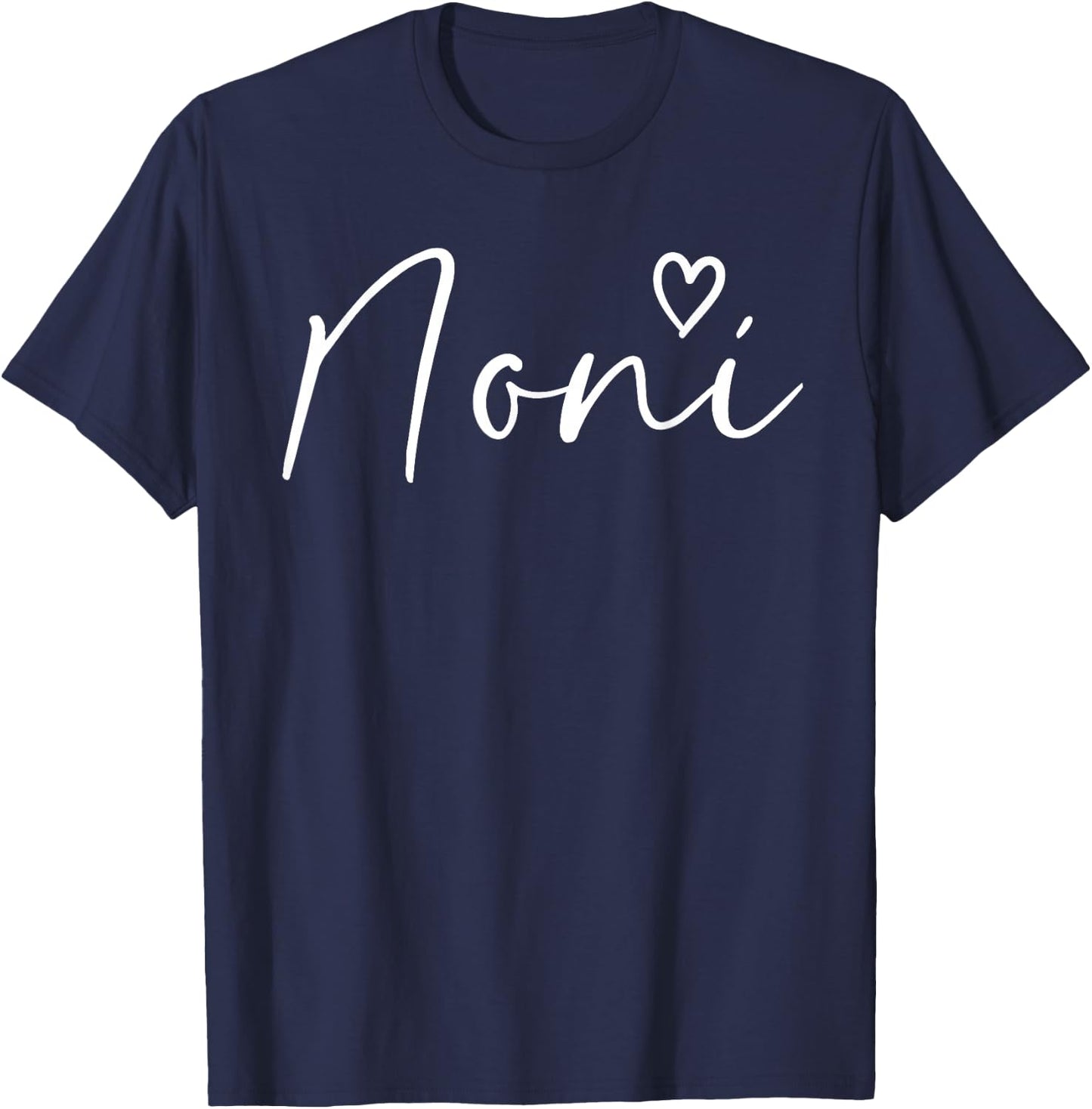 Noni Gifts Grandma Heart Mother's Day Noni T-Shirt - T-Shirt | Navy
