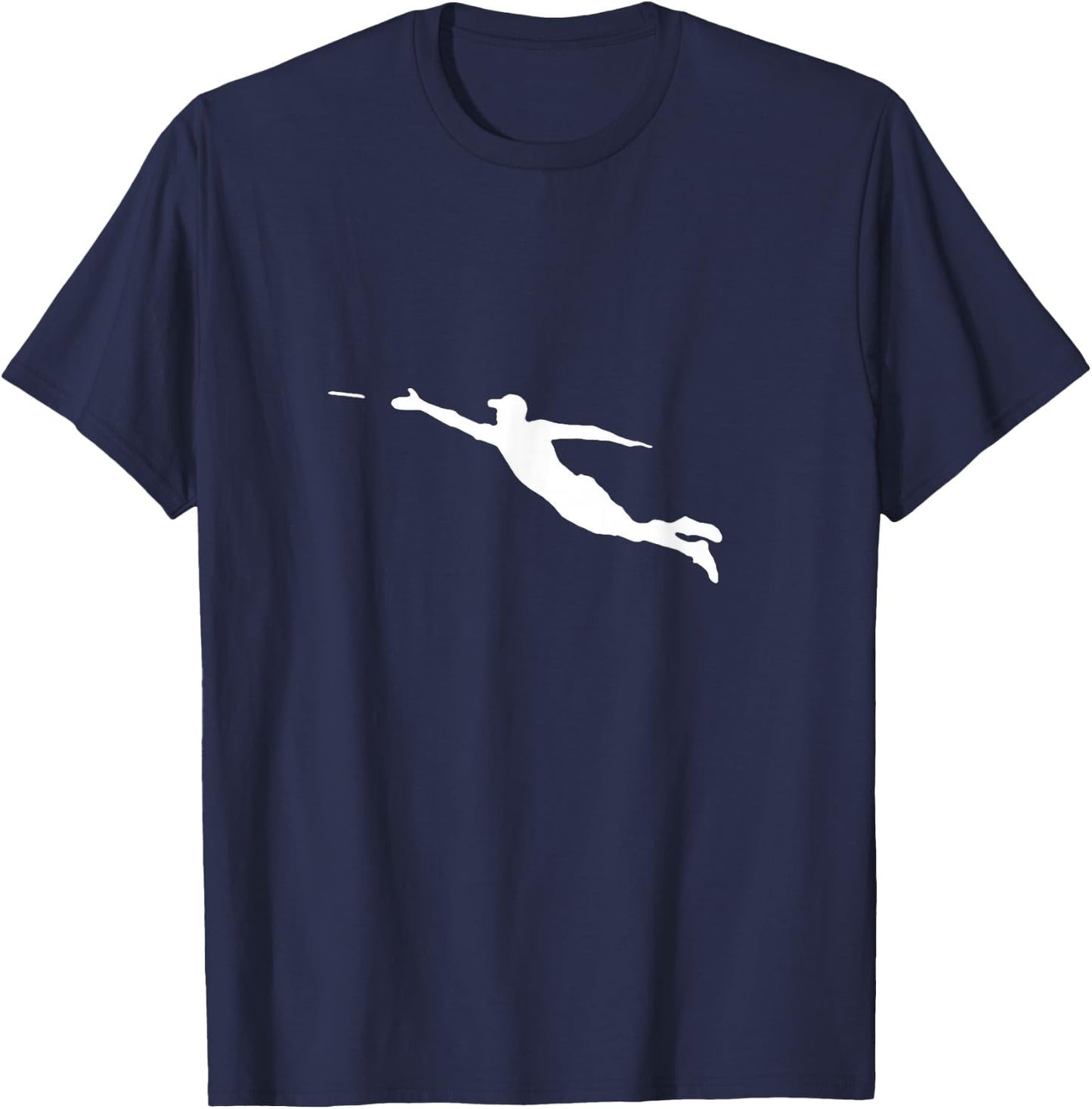 Ultimate Frisbee Friends Adult X-Small Black Graphic T-Shirt - T-Shirt | Navy
