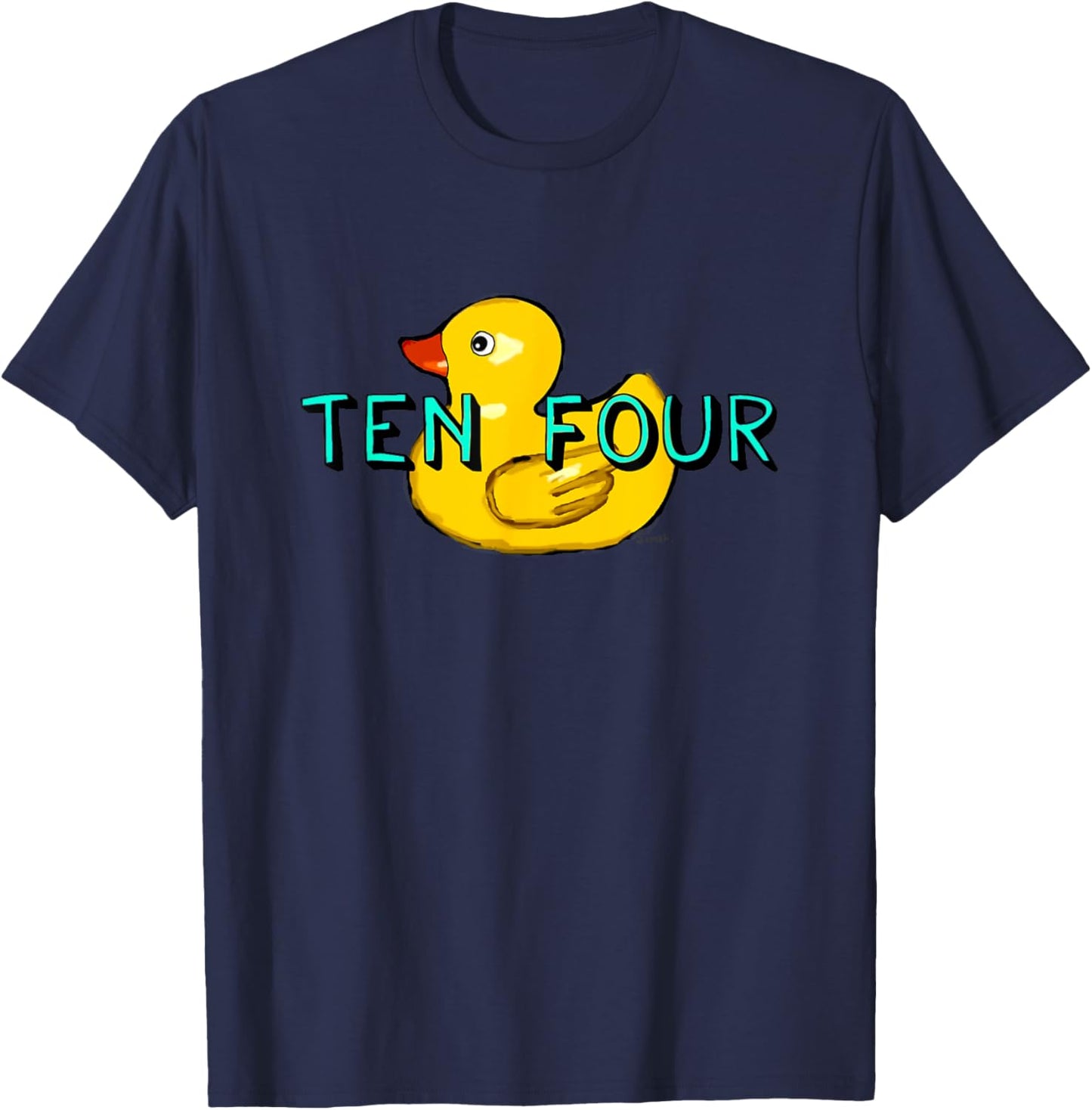 Big Ten Four Rubber Duck Convoy Trucker T-Shirt - T-Shirt | Navy