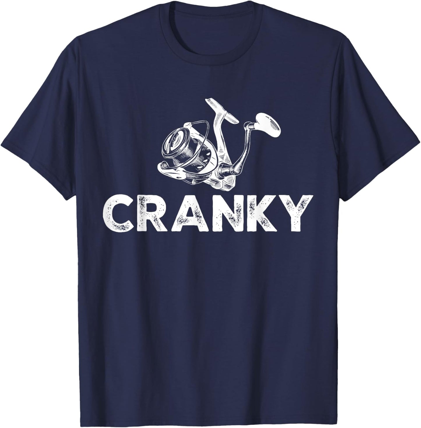 Funny Fishing Men Birthday T-Shirt - T-Shirt | Navy