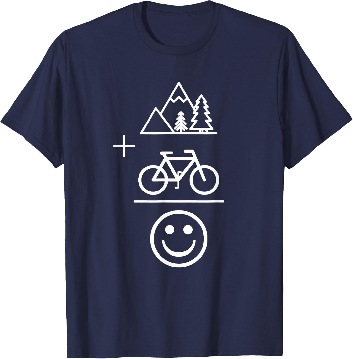 Mountain Bike Shirt MTB Biking Apparel Gift T-Shirt - T-Shirt | Navy