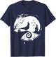 Cockatiel Halloween Costume Moon Silhouette Creepy T-Shirt - T-Shirt | Navy