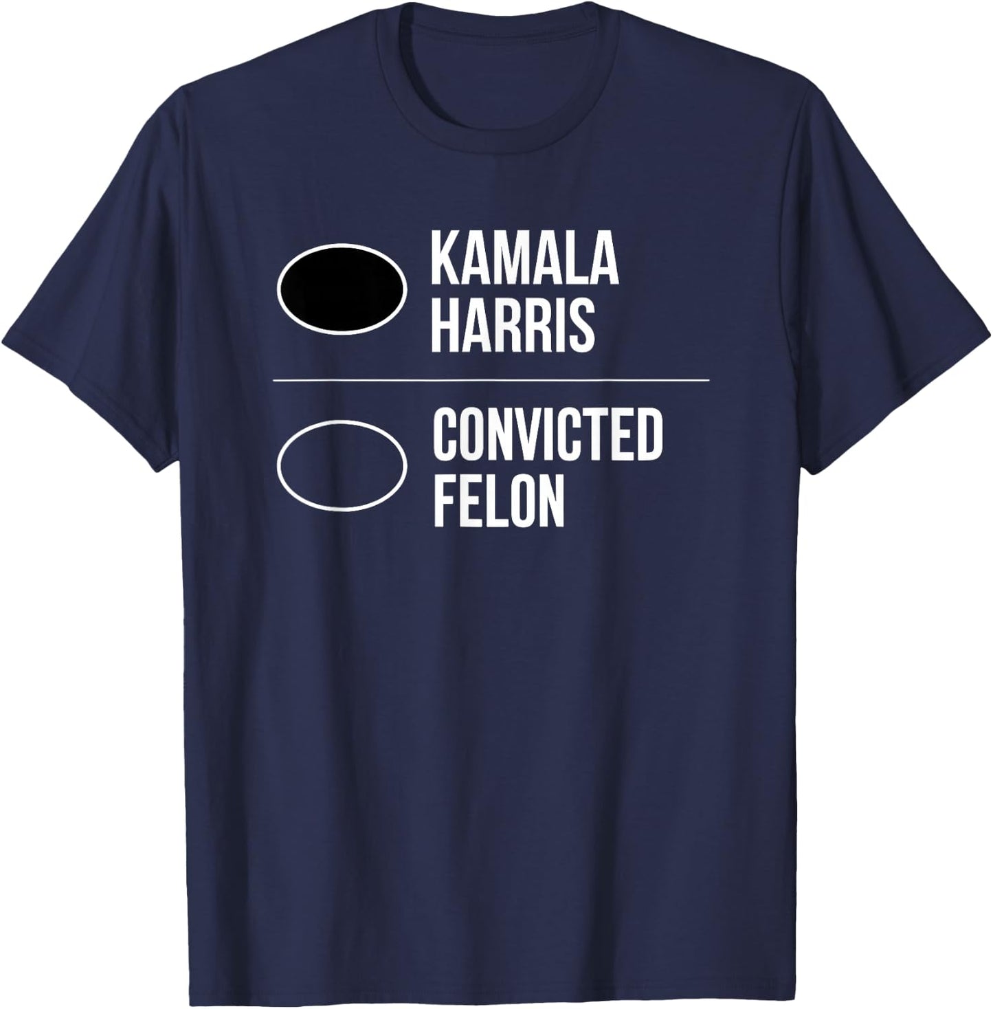 Kamala Harris 2024 Vote Blue No Matter Who Save Democracy T-Shirt - T-Shirt | Navy