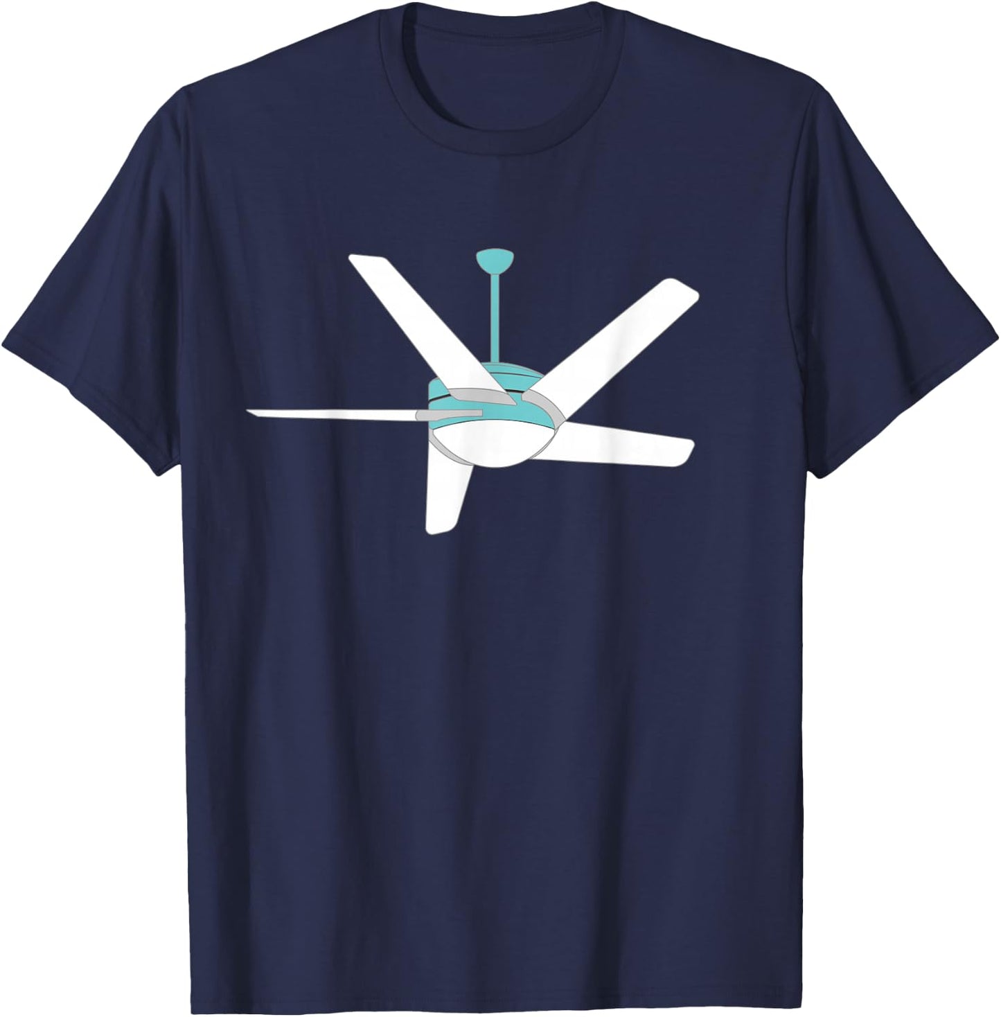 Ceiling Fan T-Shirt - T-Shirt | Navy