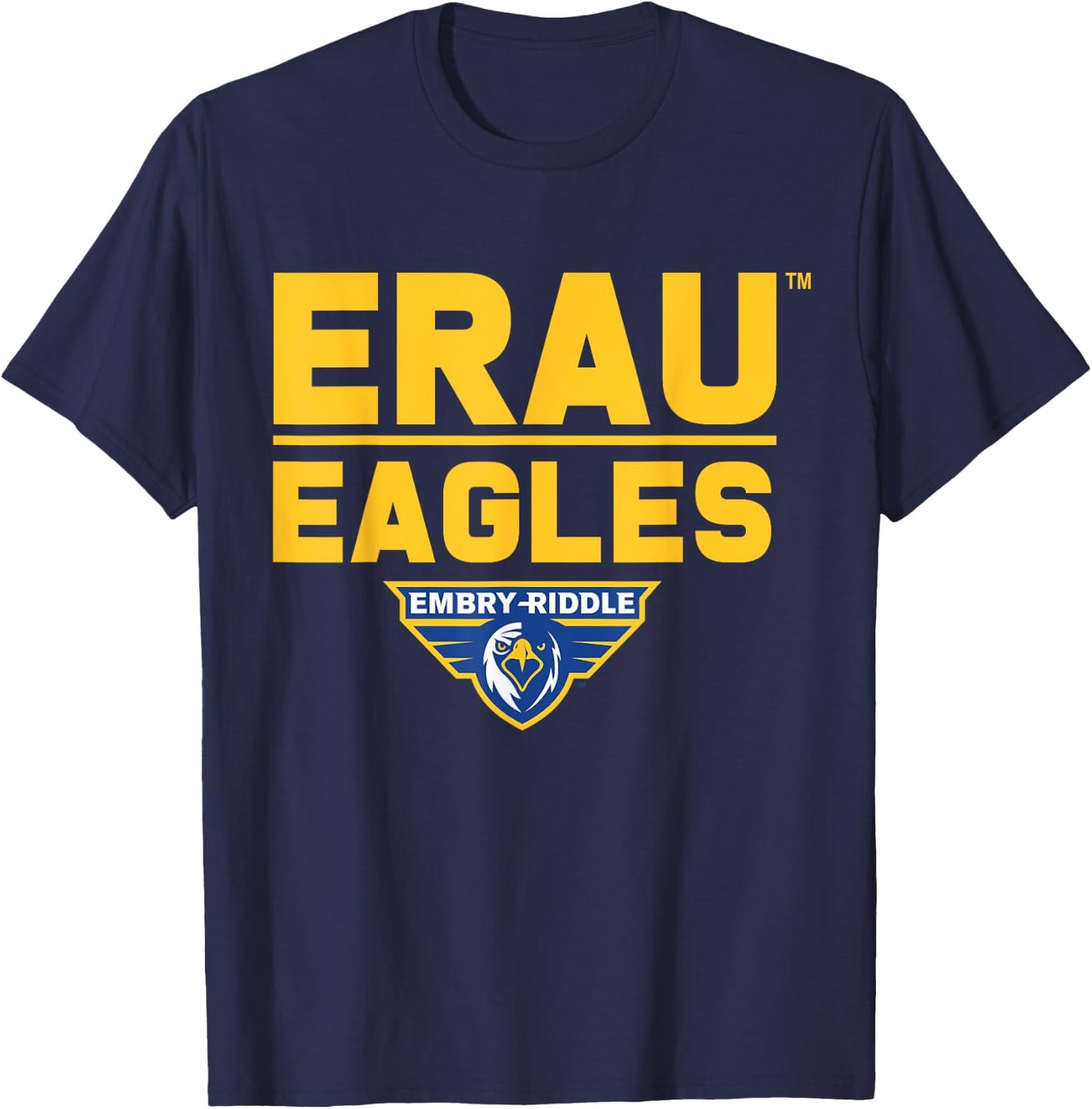 Embry Riddle Eagles | Official NCAA Merch | NCAFEMB05 T-Shirt - T-Shirt | Navy