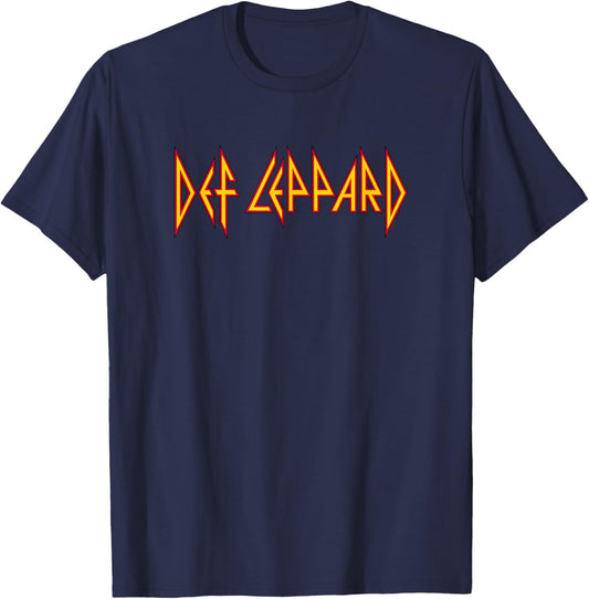 Def Leppard - Classic Logo T-Shirt - T-Shirt | Navy