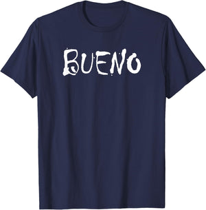 Bueno Last Name American Hispanic Mexican Spanish Family T-Shirt - T-Shirt | Navy