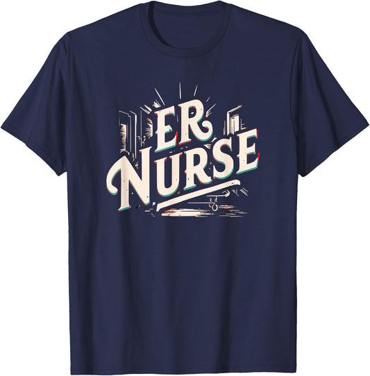 Emergency Department RN Registered Nurse T-Shirt - T-Shirt | Navy