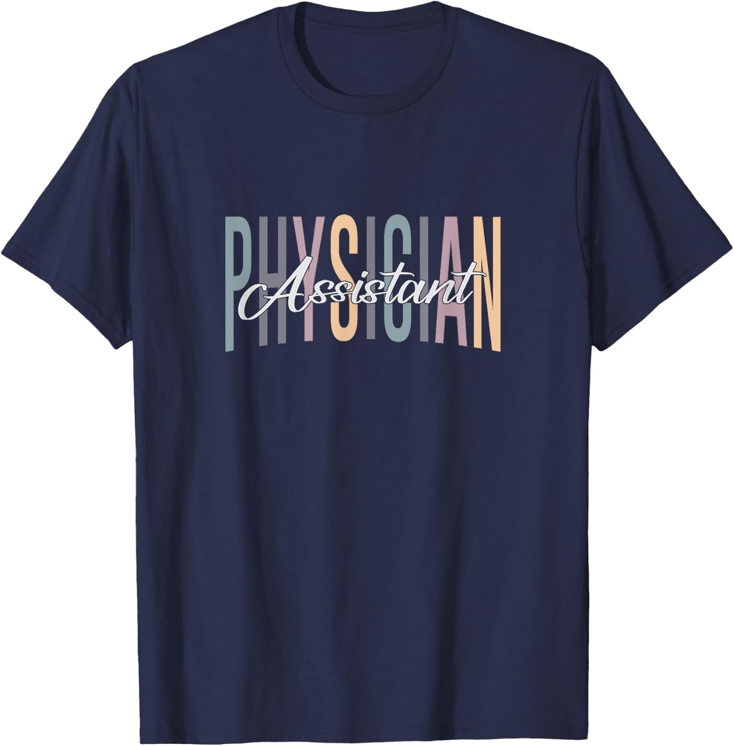 Vintage Physician Assistant PA Student PA Doctor Graduation T-Shirt - T-Shirt | Navy