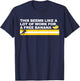 This Seems Like a Lot of Work For A Free Banana Marathon T-Shirt - T-Shirt | Navy