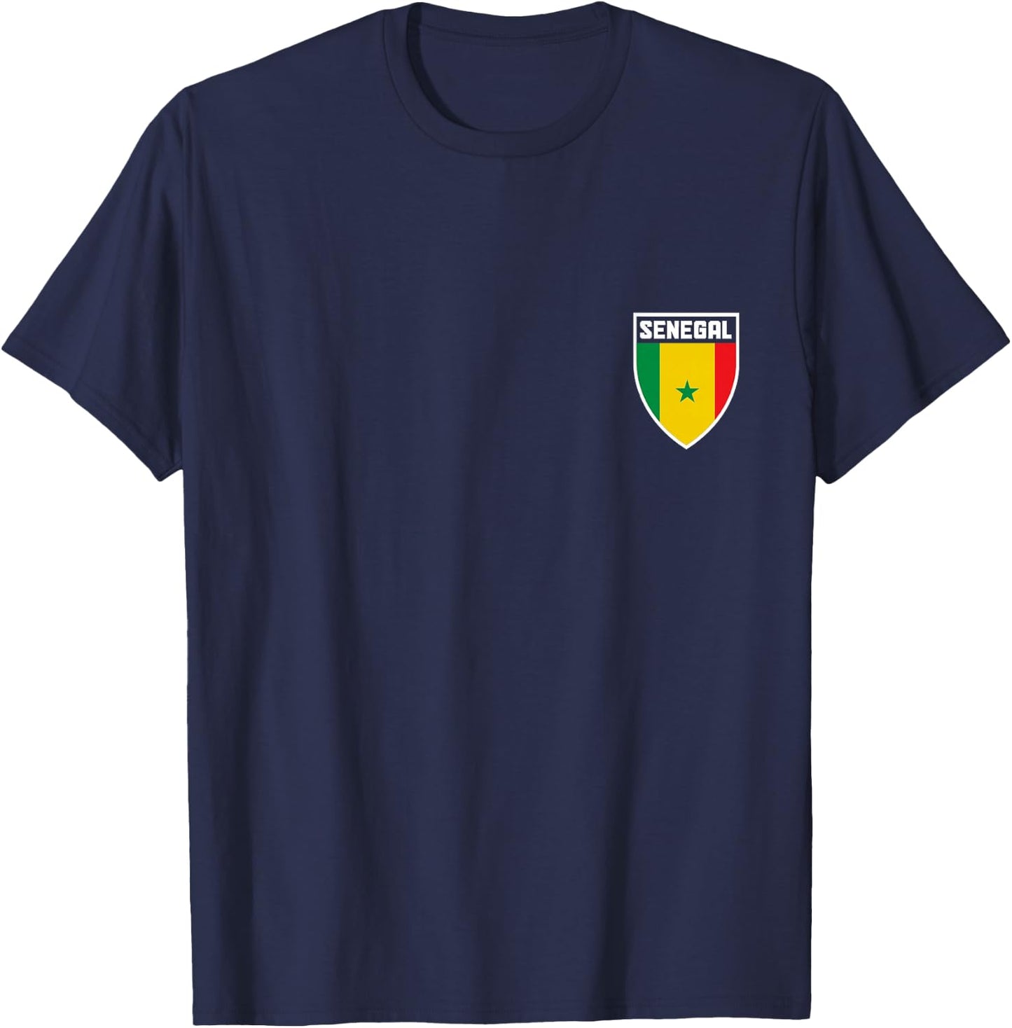 Senegal Pride Senegalese Flag African Roots Heritage T-Shirt - T-Shirt | Navy