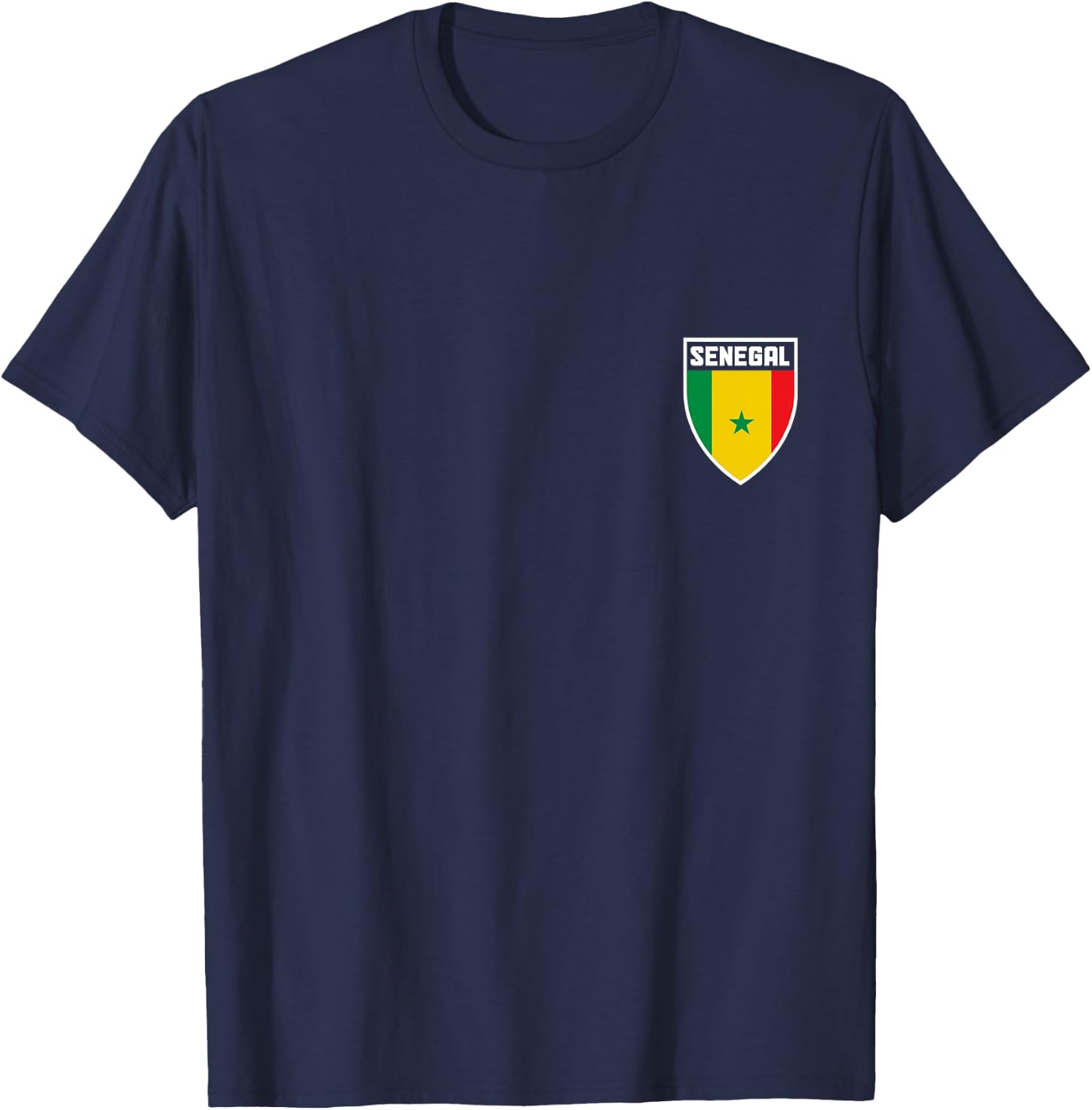 Senegal Pride Senegalese Flag African Roots Heritage T-Shirt - T-Shirt | Navy