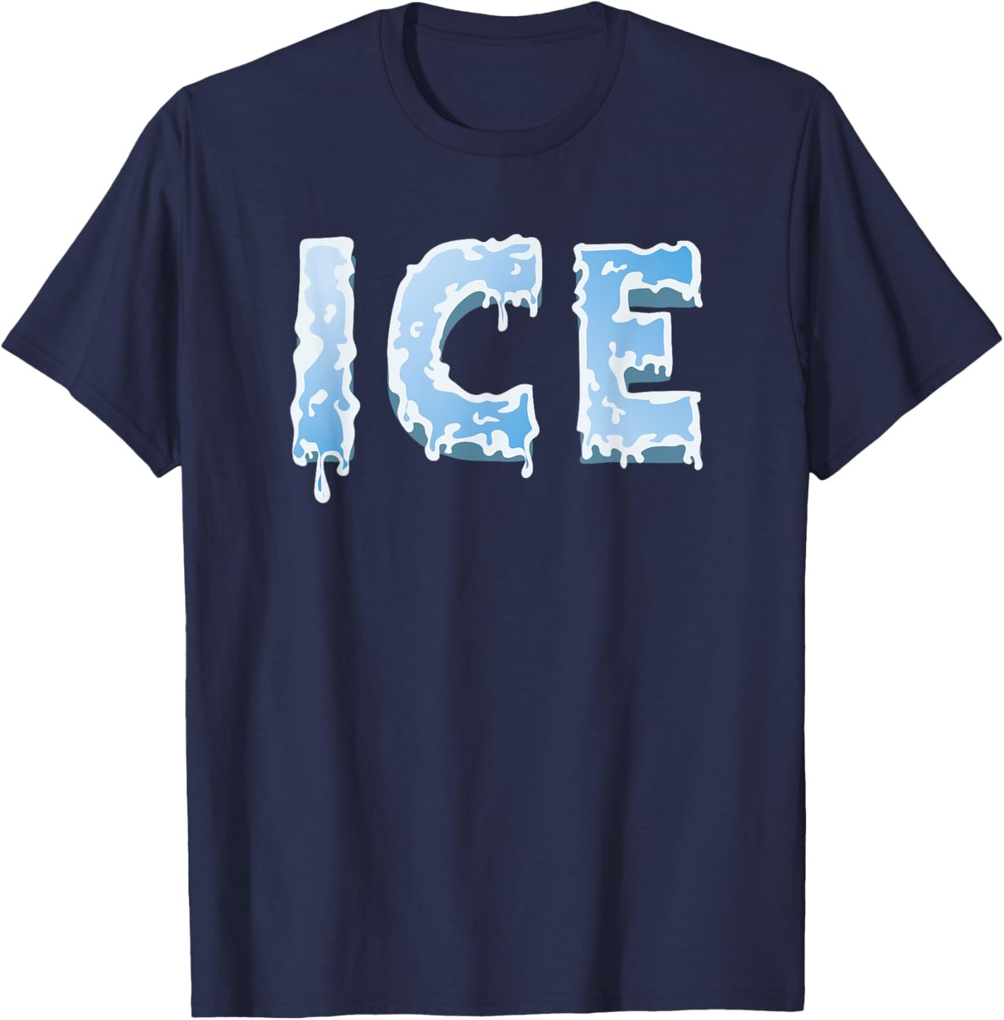 Fire & Ice Matching Couple Halloween Best Friends T-Shirt - T-Shirt | Navy