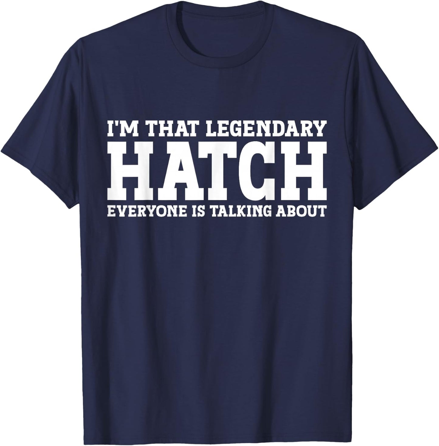 Hatch Surname Funny Team Family Last Name Hatch T-Shirt - T-Shirt | Navy