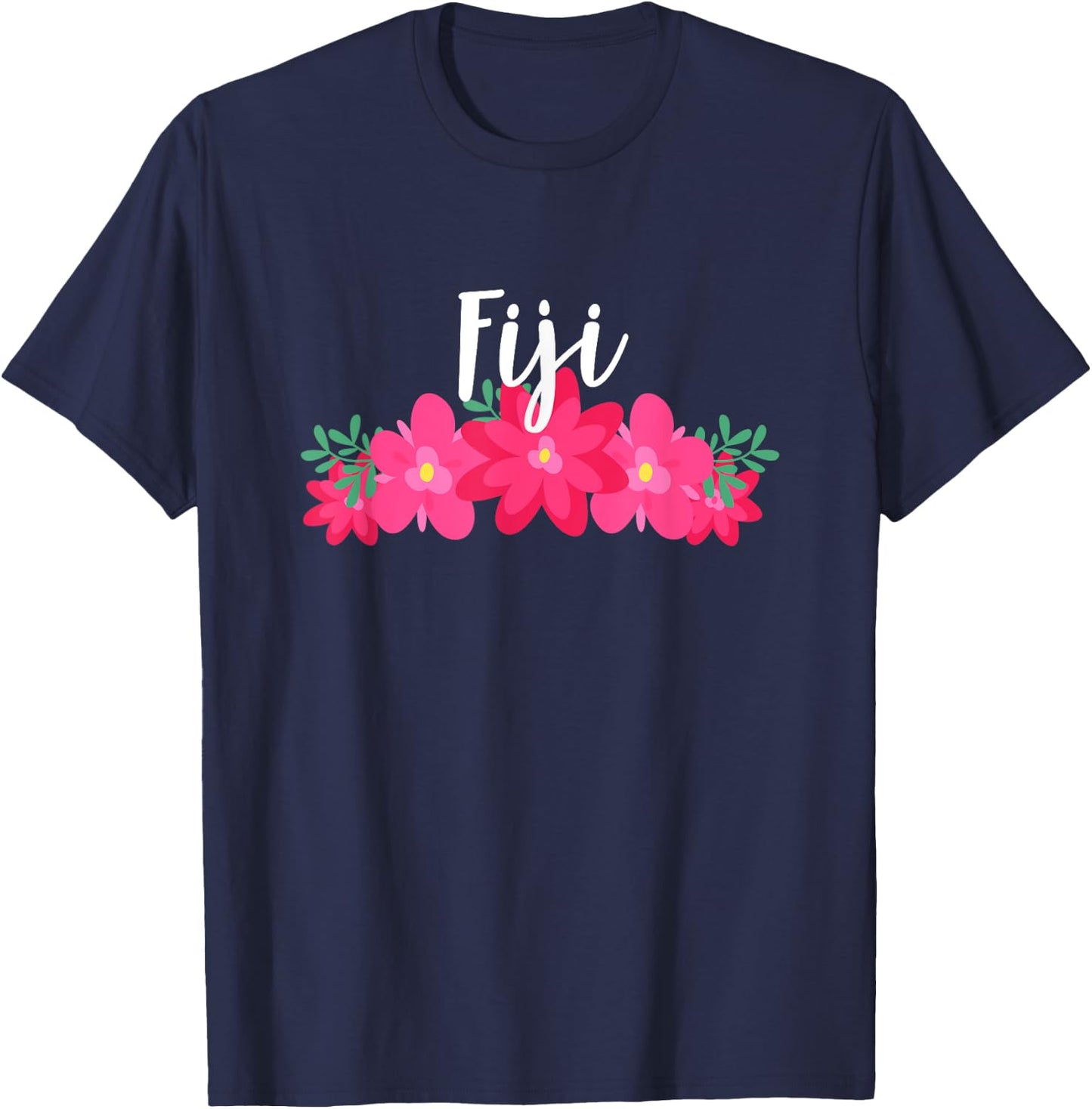 Fiji Tropical Vacation T-Shirt - T-Shirt | Navy