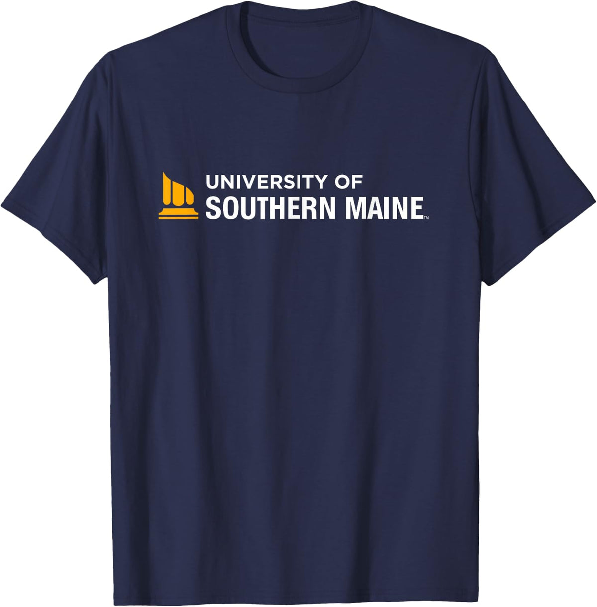 University of Southern Maine USM Horizontal Logo T-Shirt - T-Shirt | Navy