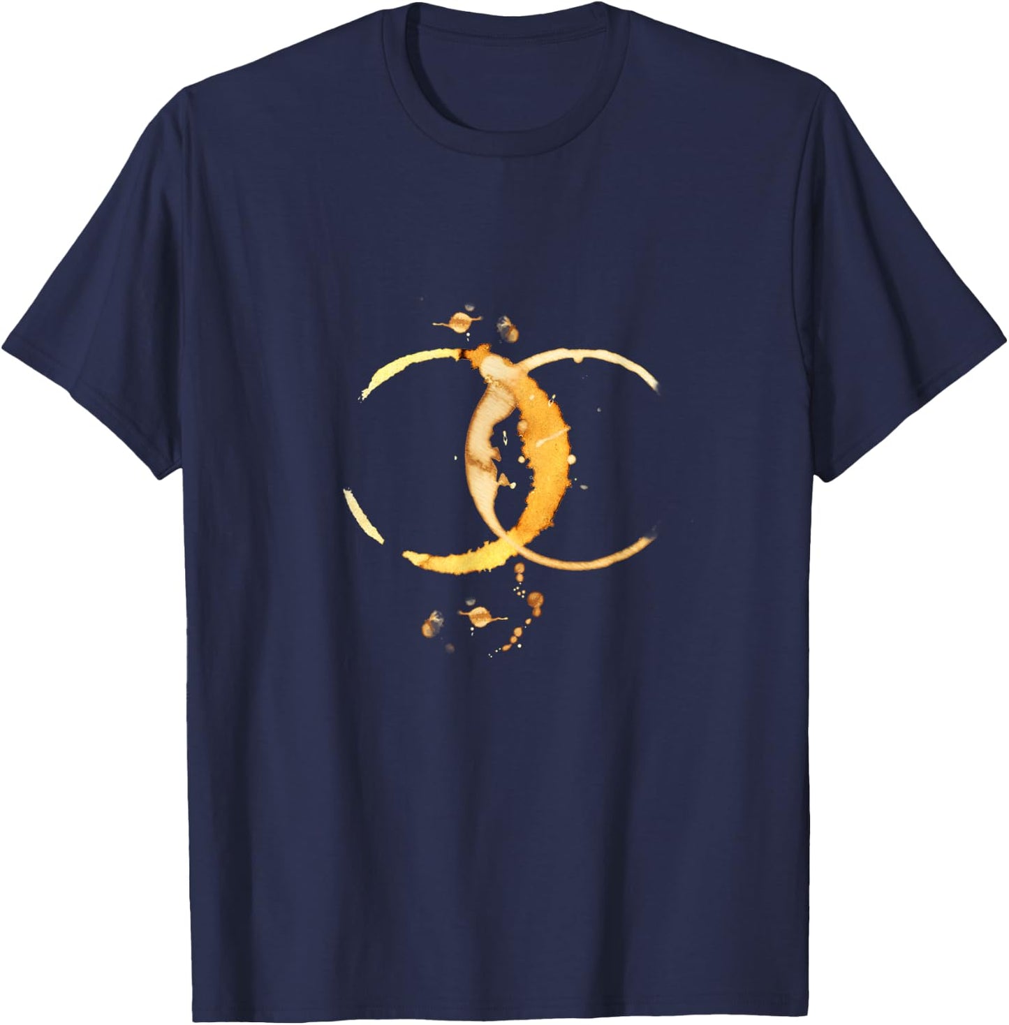 Coffee stain T-Shirt - T-Shirt | Navy