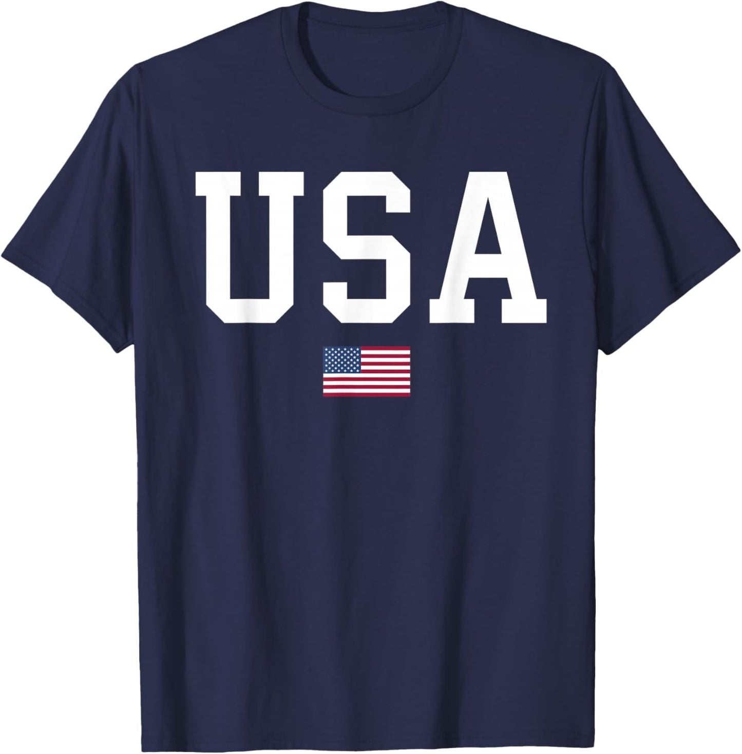 USA American Flag T-Shirt - T-Shirt | Navy