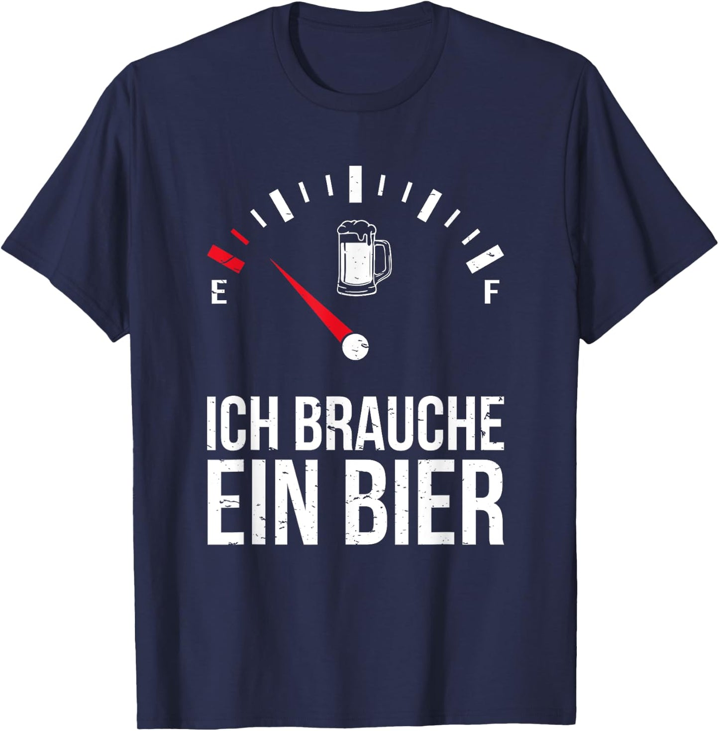 I Need a Beer Funny Drinking Humor Quote T-Shirt - T-Shirt | Navy