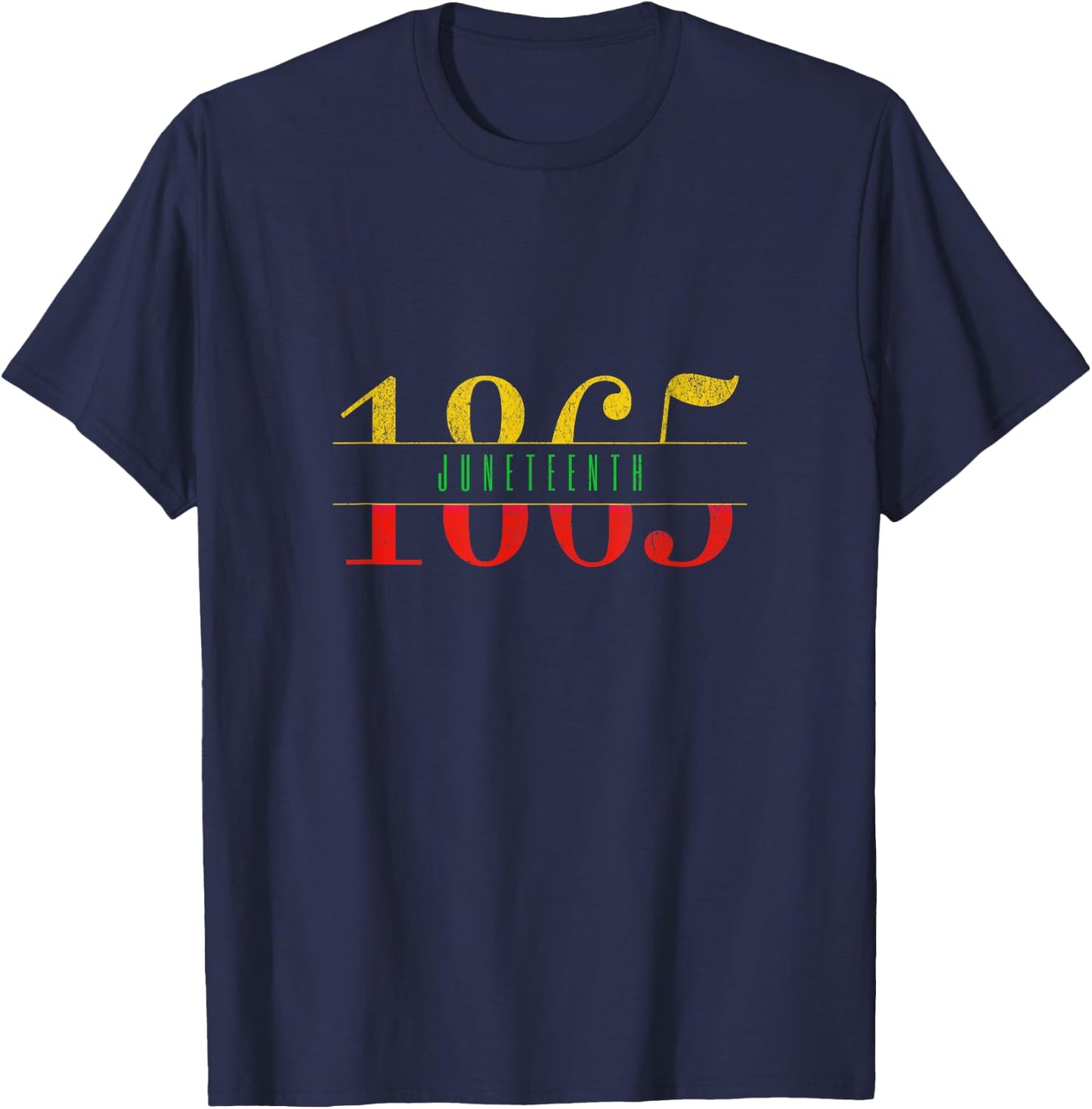 Juneteenth Black History Freedom Day 1865 T-Shirt - T-Shirt | Navy