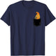 Pocket Sun Conure Parrot T-Shirt - T-Shirt | Navy