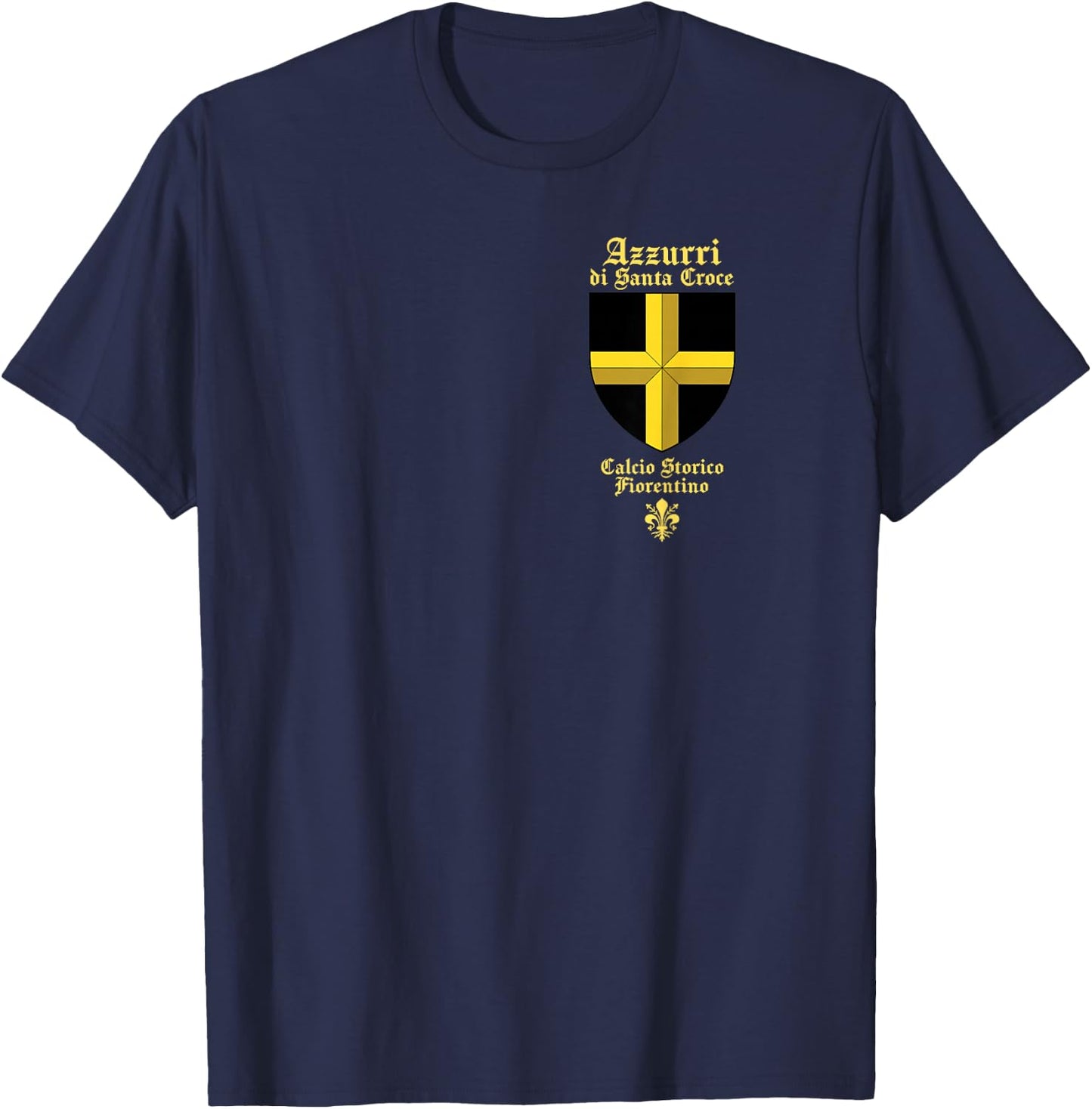 Florentine football fútbol Calcio storico fiorentino Azzurri T-Shirt - T-Shirt | Navy