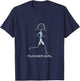 Funny Running, Jogger, Girls Runner T-Shirt - T-Shirt | Navy