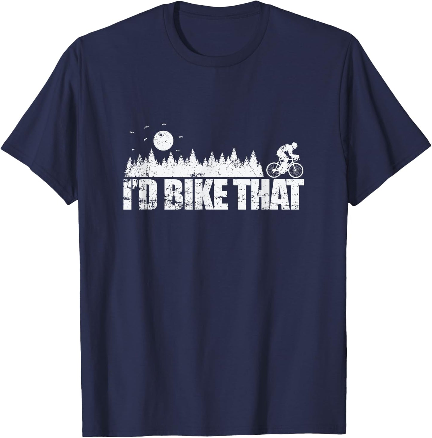I'd Bike That Cycling fun without any Limits T-Shirt - T-Shirt | Navy
