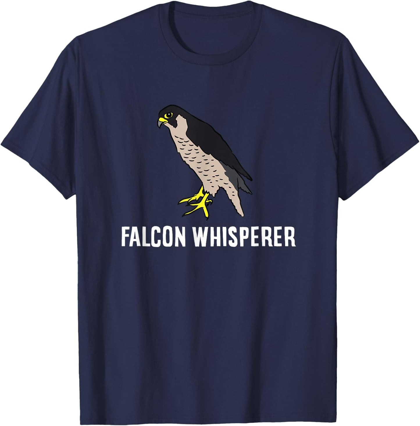 Peregrine Falcon Whisperer T-Shirt - T-Shirt | Navy