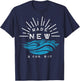 Made New Baptism with water splash 2 Corinthians 5:17 Black T-Shirt - T-Shirt | Navy