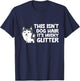 Siberian Husky This Isn't Dog Hair Its Husky Glitter Husky T-Shirt - T-Shirt | Navy