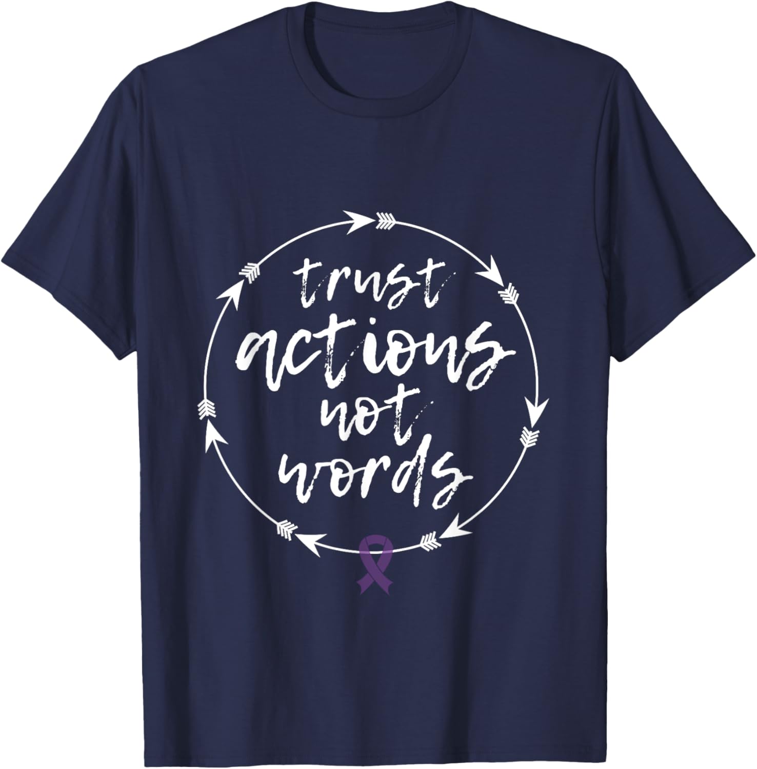 Domestic Violence Awareness Shirt For Survivors - Narcissist T-Shirt - T-Shirt | Navy