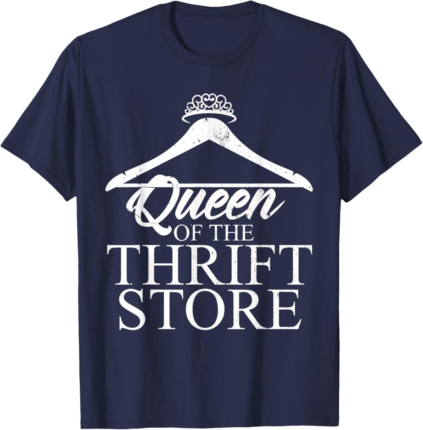 Best Thrift Store Art Girls Thrift Shop Thrifting T-Shirt - T-Shirt | Navy