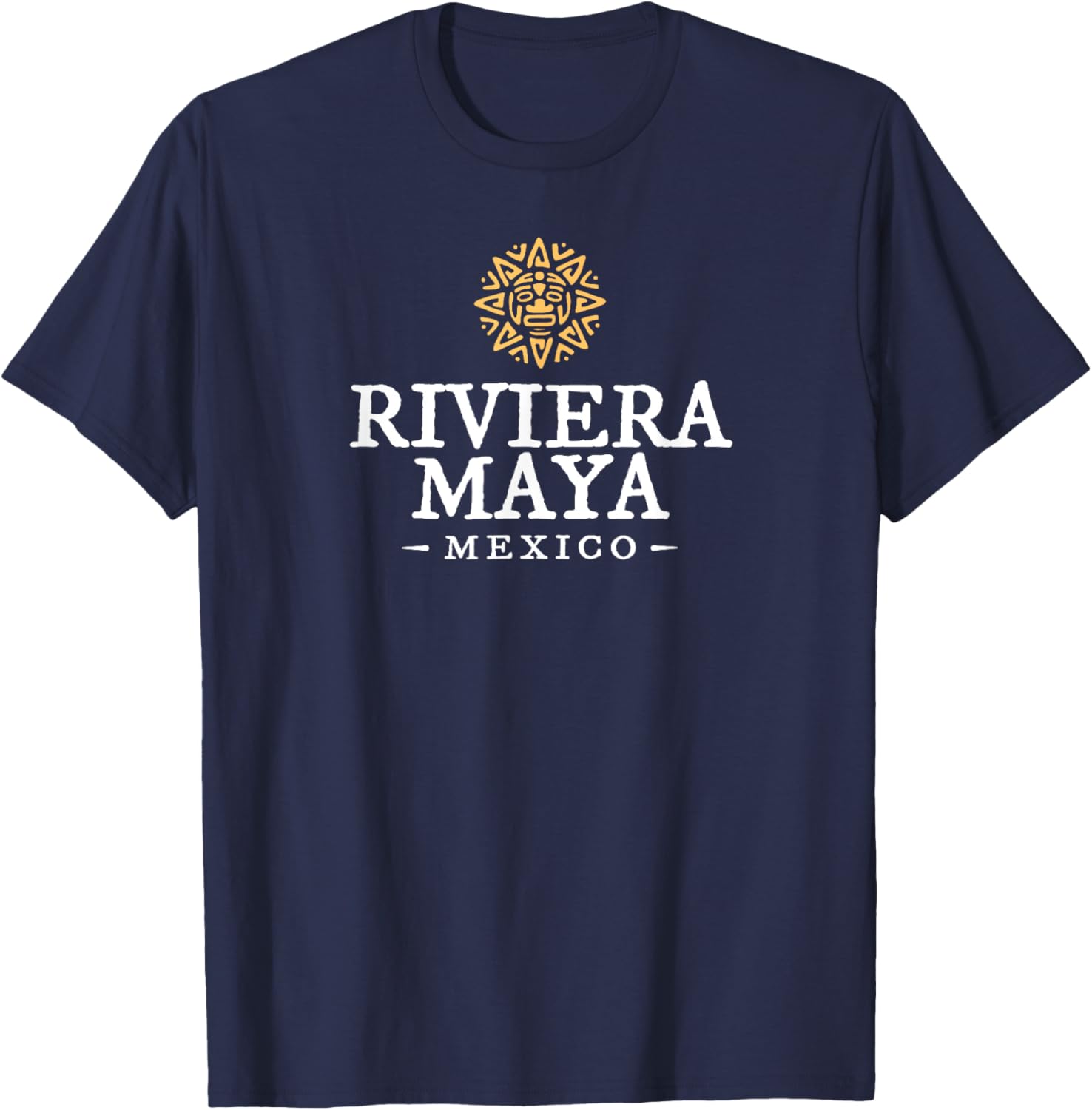 Riviera Maya Mexico Vintage Sun Cruise Vacation Souvenir T-Shirt - T-Shirt | Navy