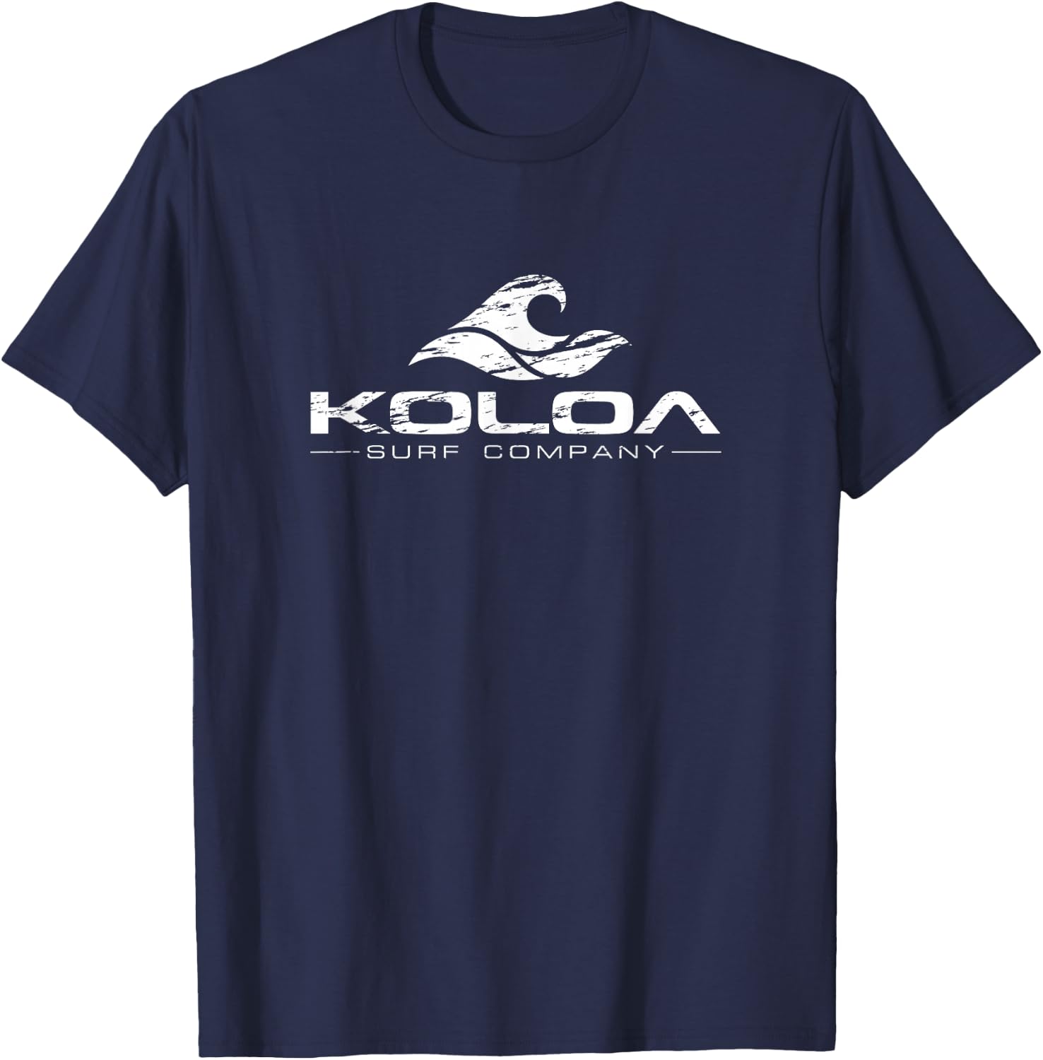 Koloa Surf Vintage Wave Logo Lightweight, Graphic T-Shirt - T-Shirt | Navy