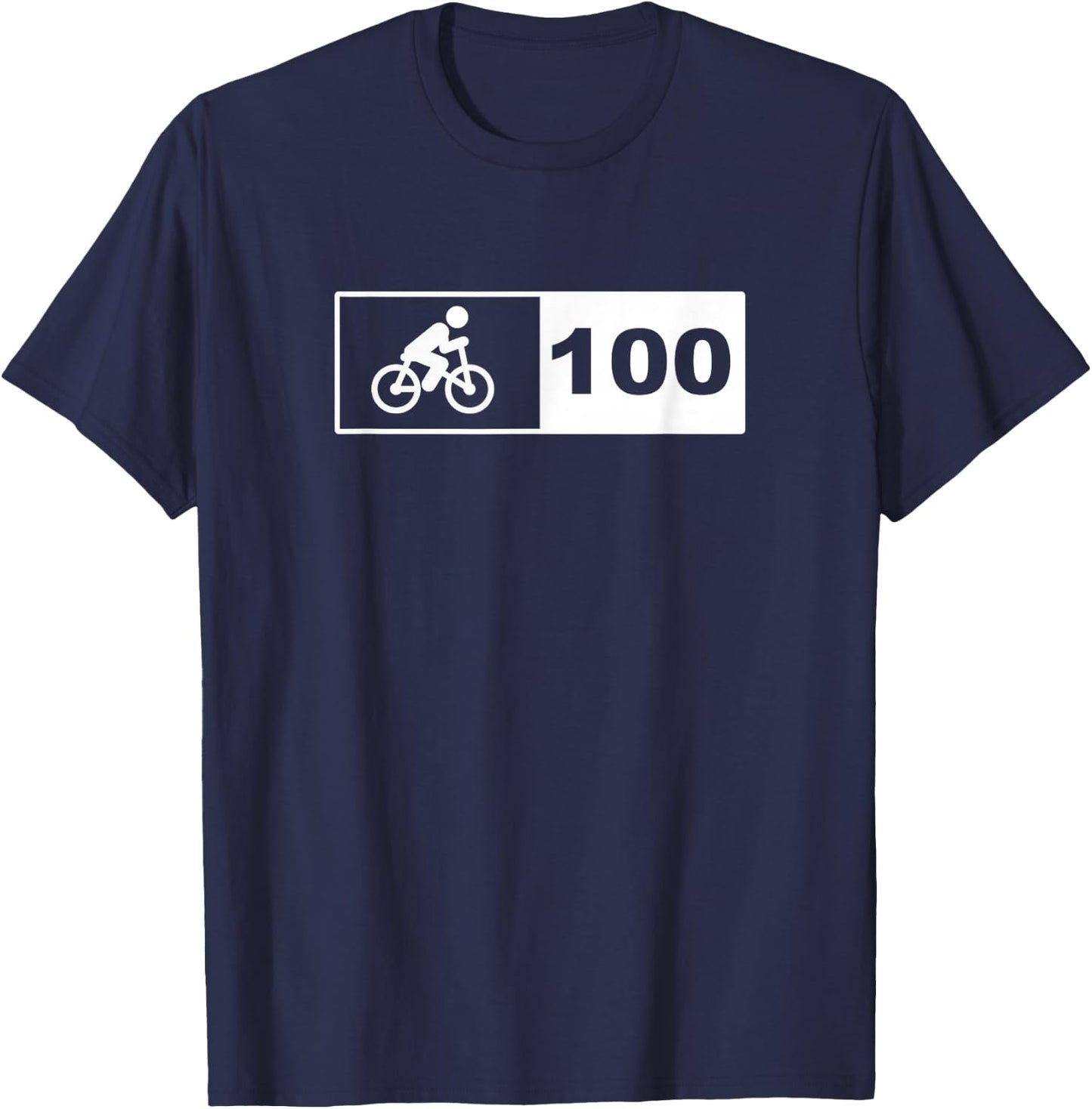 Cycling 100 miles T-Shirt - T-Shirt | Navy