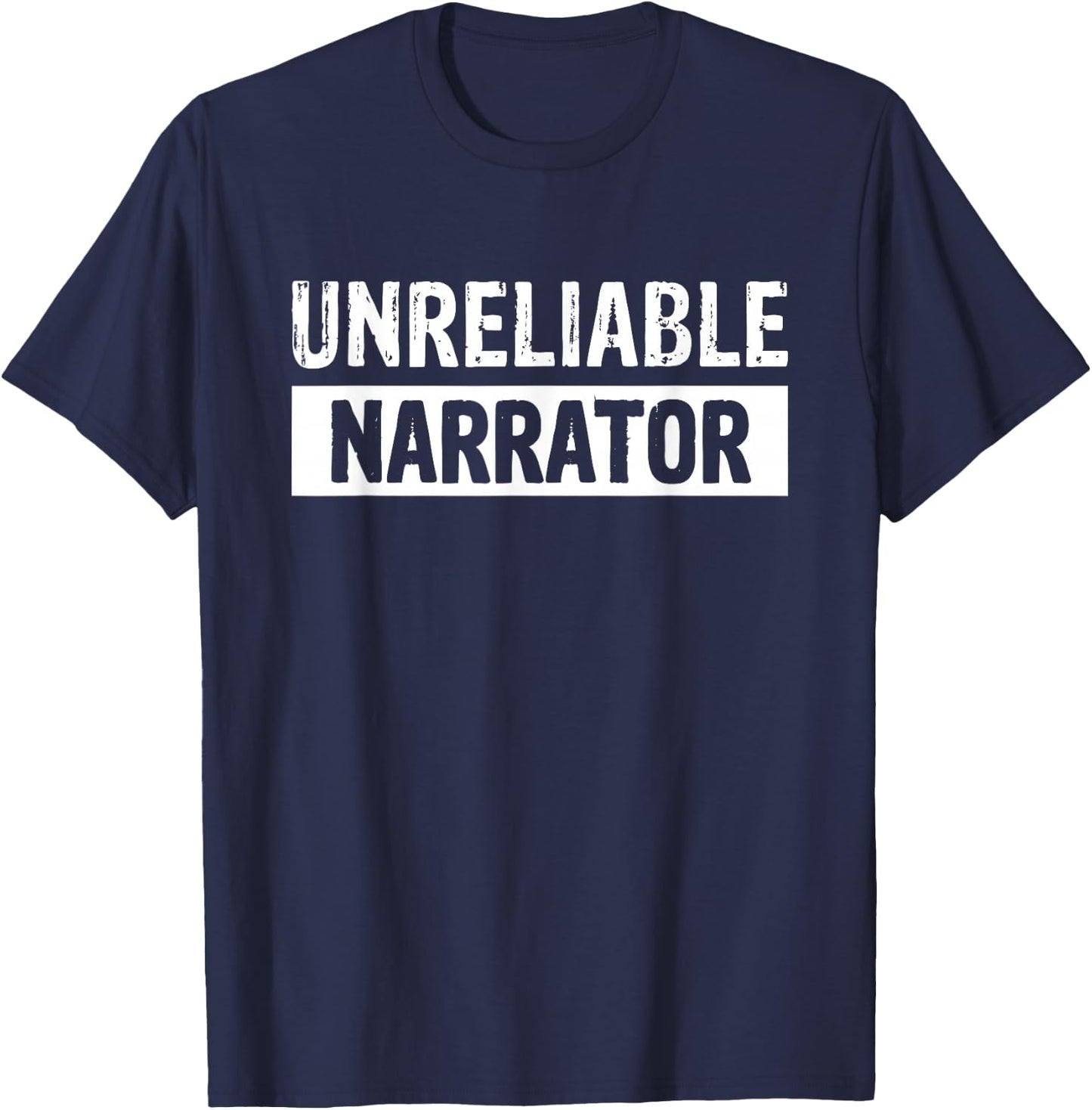 Unreliable Narrator T-Shirt - T-Shirt | Navy
