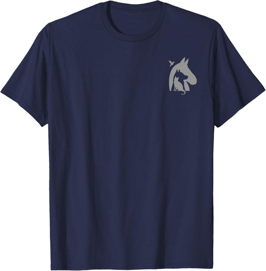 San Diego Humane Society I Want All The Dogs - Kids -Adults Black Classic Fit Short Sleeve Dog-Themed - Small T-Shirt - T-Shirt | Navy