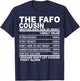 The fafo cousin nutrition facts funny cousins men women T-Shirt - T-Shirt | Navy