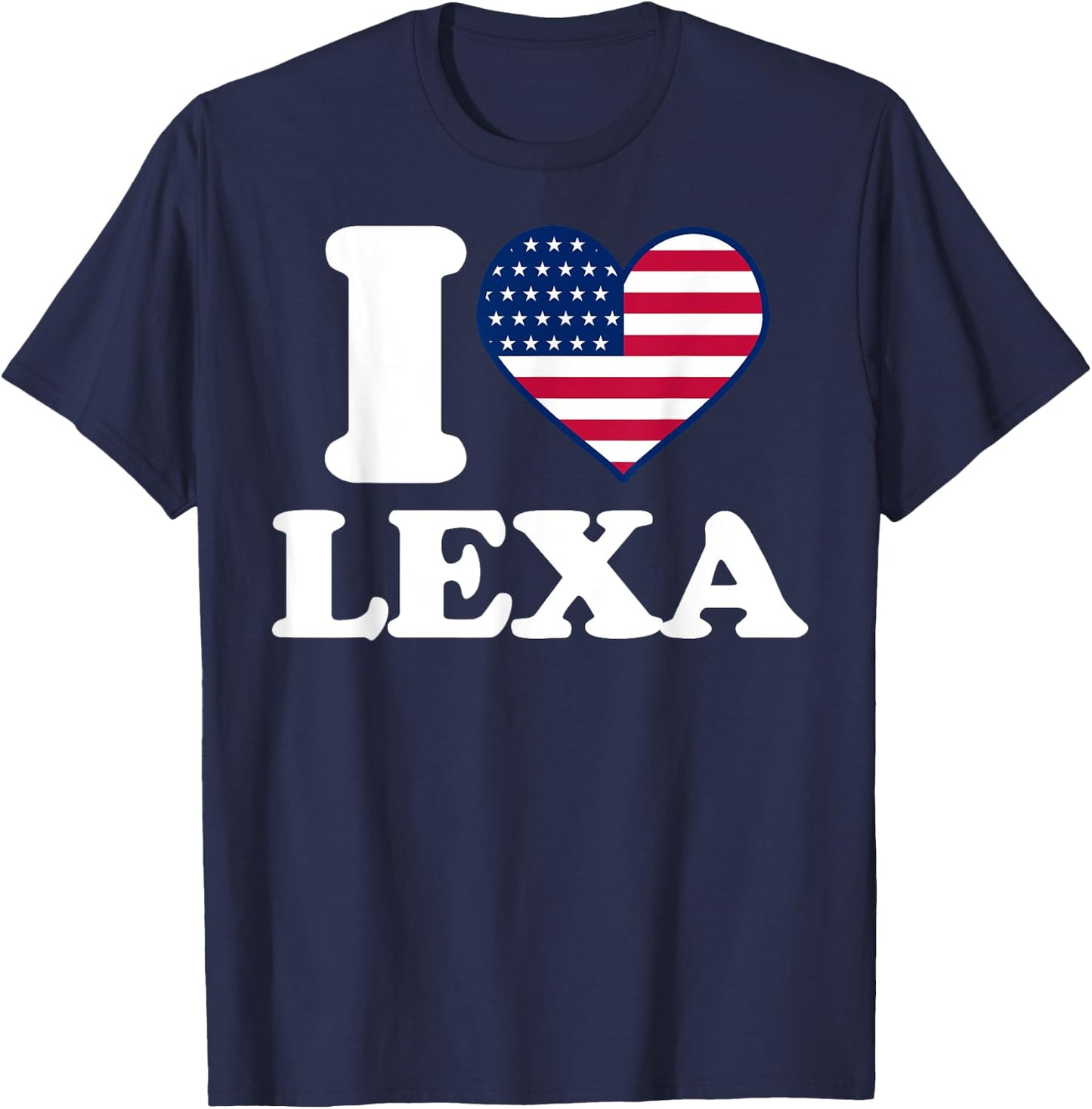 I love Lexa I heart Lexa T-Shirt - T-Shirt | Navy