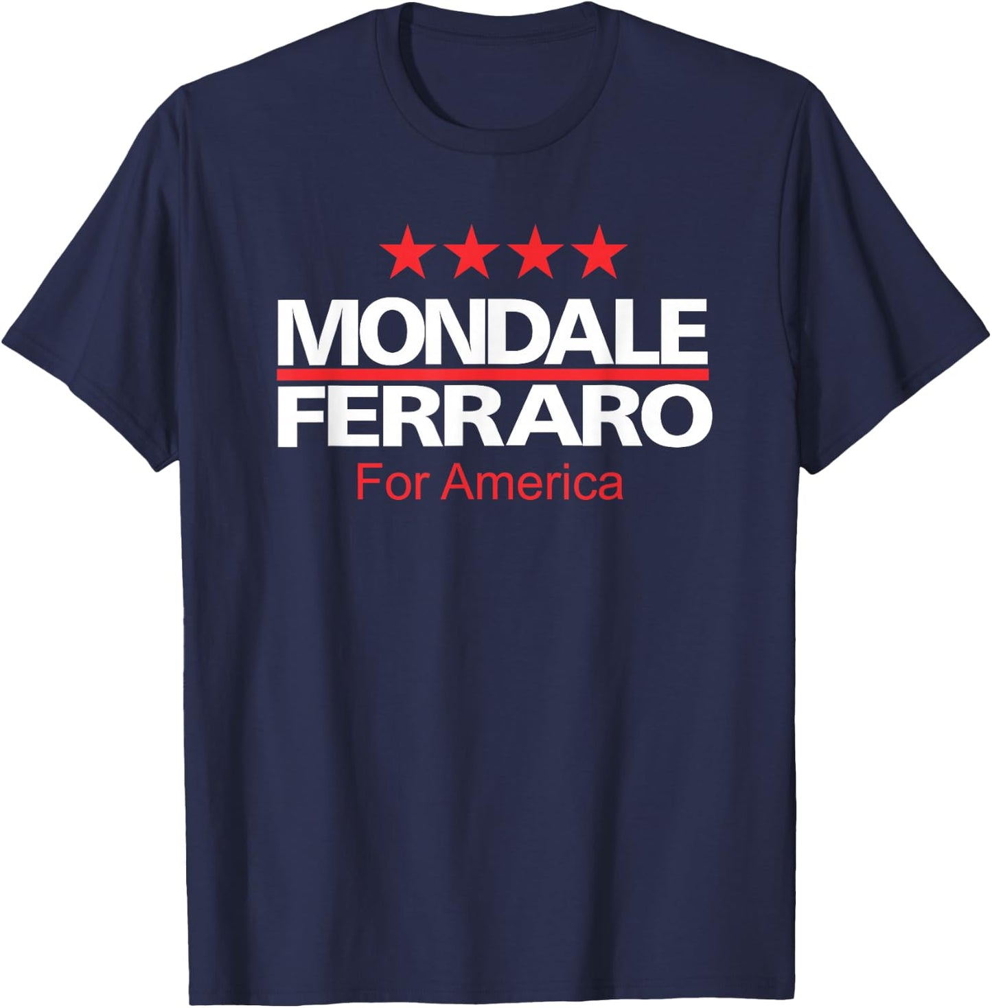 Walter Mondale & Geraldine Ferraro 1984 Campaign T-Shirt - T-Shirt | Navy