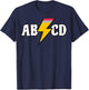 Back To School Pencil Alphabet Letters Student & Teacher Men Women Girls Kids T-Shirt - T-Shirt | Navy