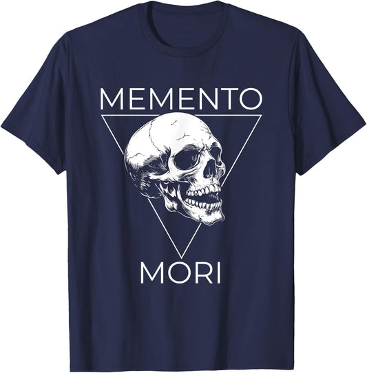 Philosophers Memento Mori T-Shirt - T-Shirt | Navy
