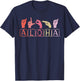 Aloha Hand Sign Language American ASL Teacher Hawaiian Men Women T-Shirt - T-Shirt | Navy