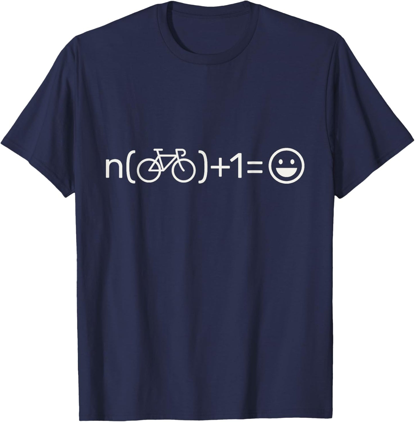 Happiness is n+1 Bike Away T-Shirt - T-Shirt | Navy