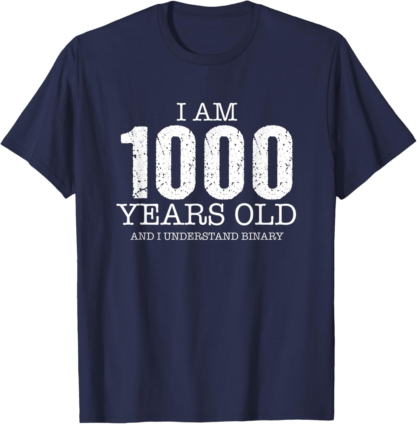 Binary Code Math Kids 8th Birthday Gift Science Quote T-Shirt - T-Shirt | Navy